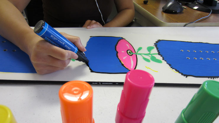 Applying BoardStix on a Blank Snowboard